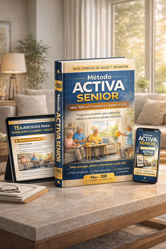 Guía maestra ejercicios adulto mayor + 6 bonos de regalo